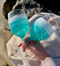 Image 1 of Ocean Stemmed Wine Glass