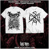 TRAUMATOMY - REPUGNANT COALESCENCE WHITE T-SHIRT PACKAGE
