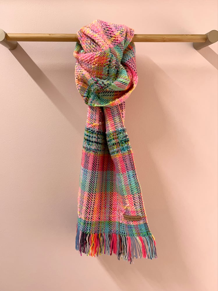 Image of Pink and Green Naomi Scarf