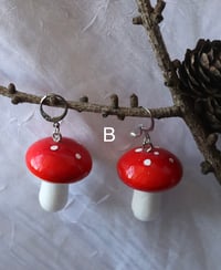 Image 3 of pilz ohrringe (recycelt)