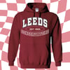 *NEW* Maroon Leeds Conservatoire Varsity Hoodie - Maroon (PREORDER)