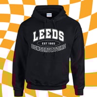 *NEW DESIGN* Black Leeds Conservatoire Varsity Hoodie - Black
