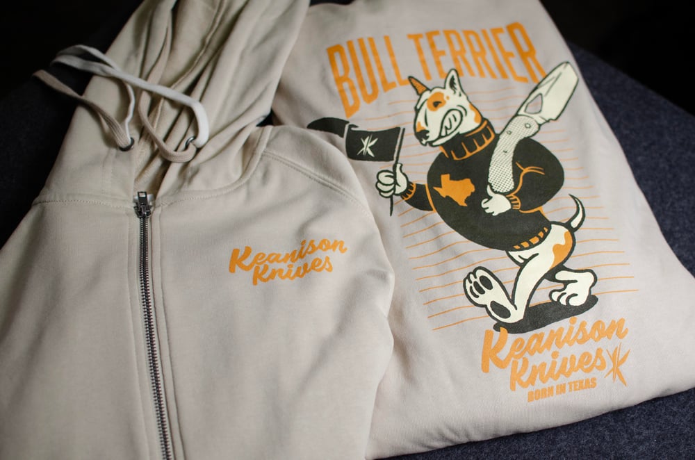Image of Bull Terrier zip up sweat shirt