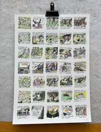 Cemetery Days giclee print A2