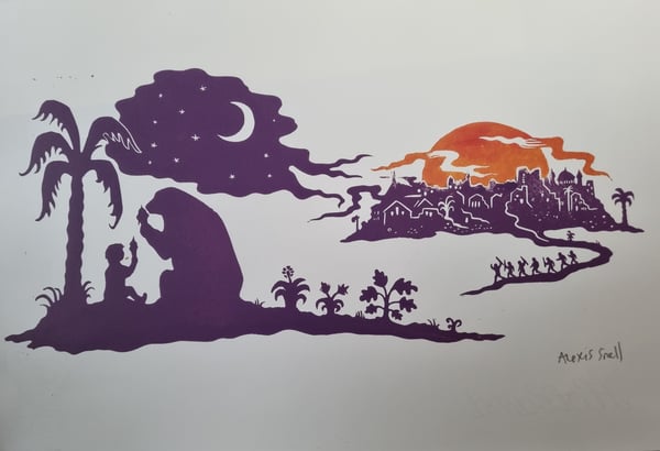 Image of The Bear in the Stars, bear and boy