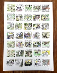 Cemetery Days giclee print A3 