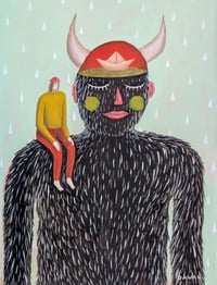 Image 2 of Monstre  - Original Painting on Paper