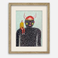 Image 1 of Monstre  - Original Painting on Paper