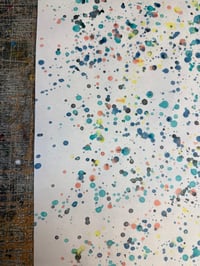 Image 5 of Inky Splatter paper - 'Tutti frutti' // one available 