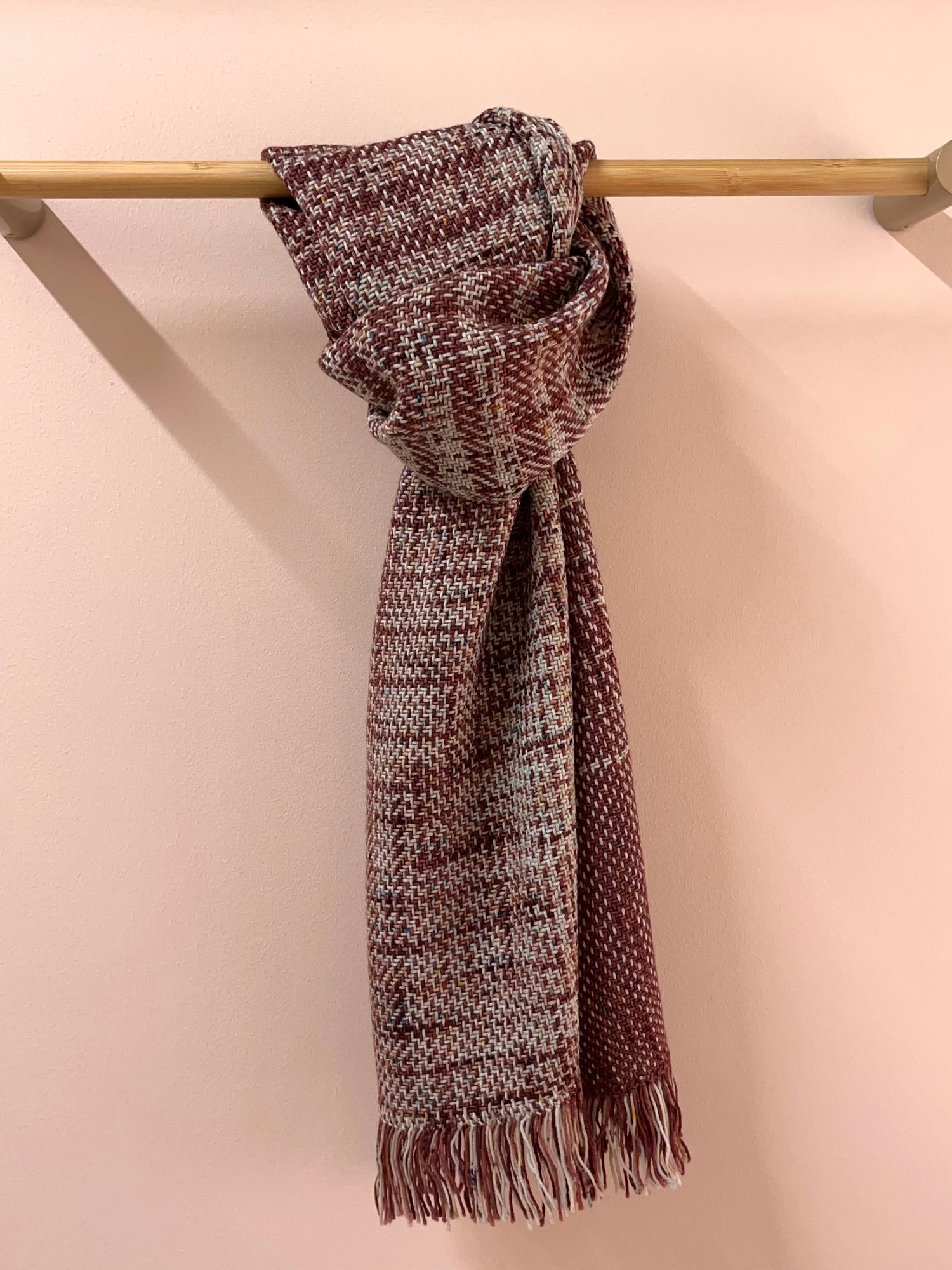 Image of Merlot & Fleck Graduated Scarf