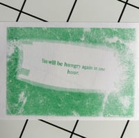 Image 2 of Hungry VERT -  Carte Postale - RISO PRINT