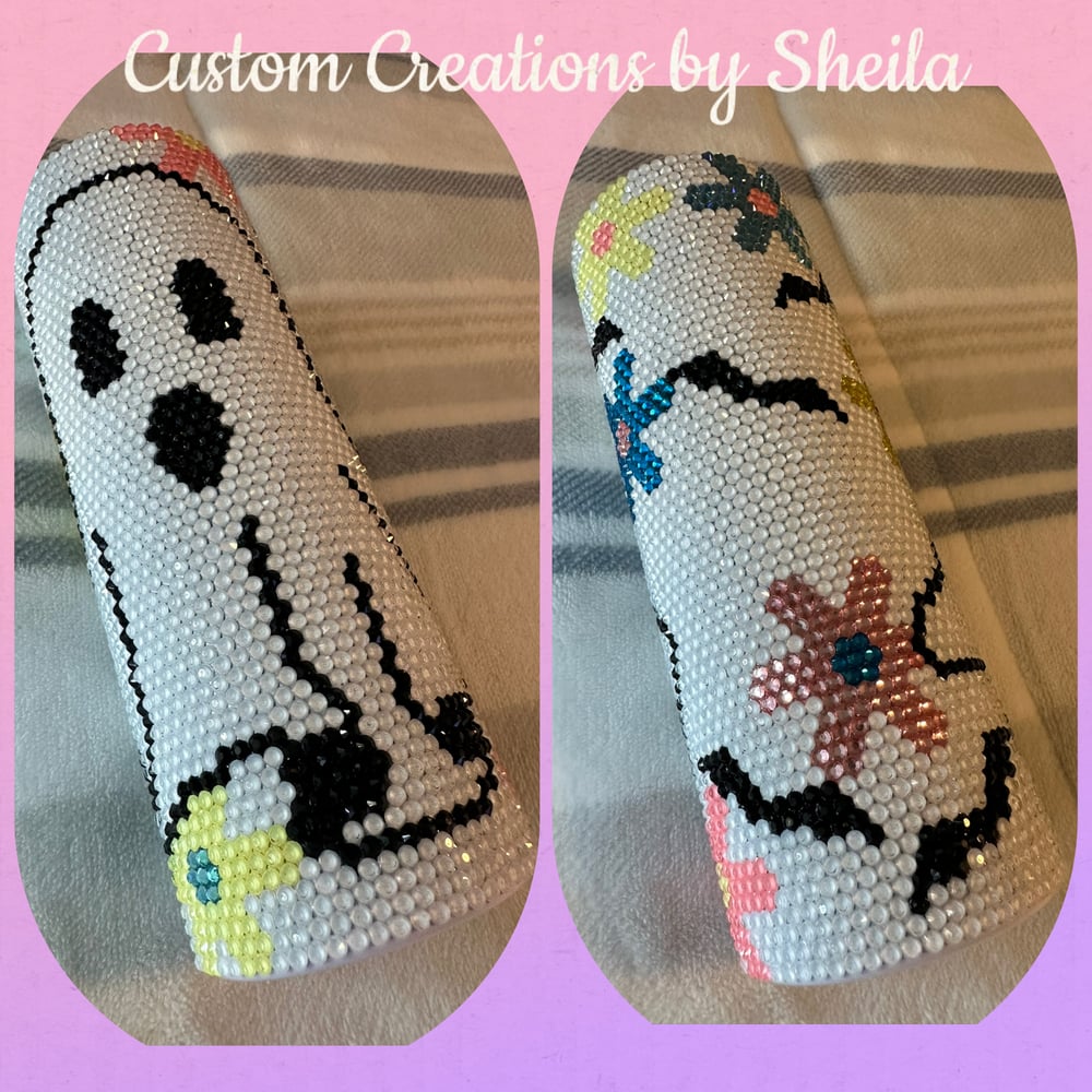 Image of Ghost 20oz Rhinestone Tumbler