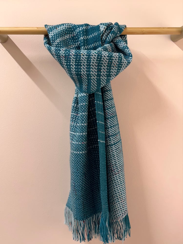 Image of Teal & Seaglass Graduated Scarf