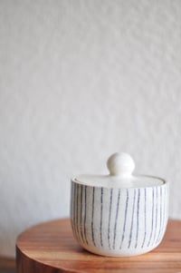 Image 2 of Striped Lidded Jar