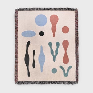Image of Woven blanket ‘Pétales’
