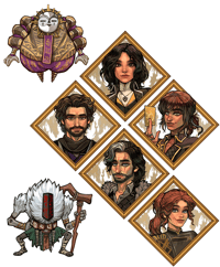 Image 1 of Baguette squad charms
