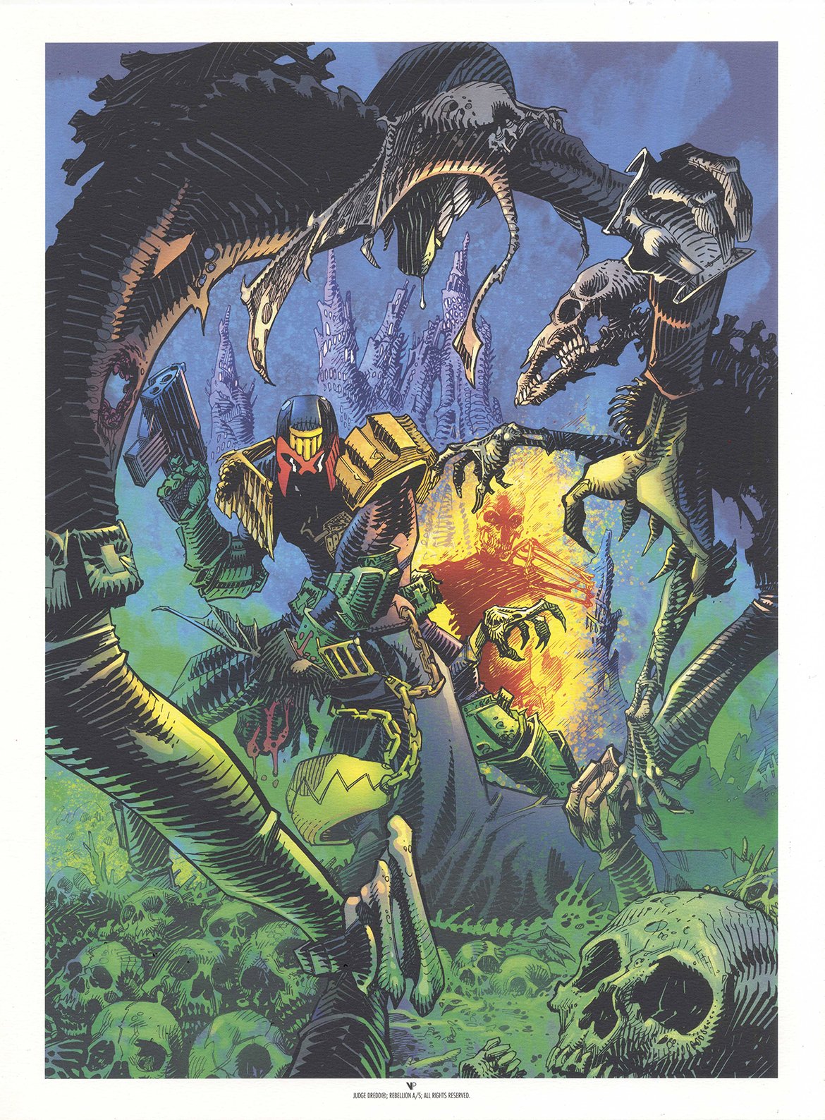 Image of Judge Dredd vs the Dark Judges
