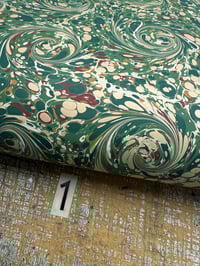Image 2 of Hand Marbled Project Overs - French Curl. Pick your sheets.