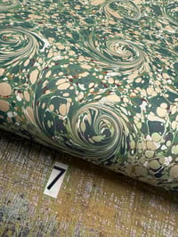 Image 8 of Hand Marbled Project Overs - French Curl. Pick your sheets.