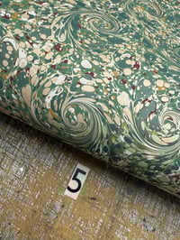 Image 6 of Hand Marbled Project Overs - French Curl. Pick your sheets.