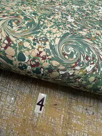 Image 5 of Hand Marbled Project Overs - French Curl. Pick your sheets.