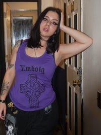 Image 4 of Imbolg Women's Logo & Celtic Cross Tank Top