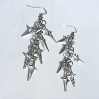 Image 4 of Six Star Earrings