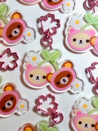 Cute Cherry Bear Duo Keychain