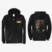 Image 1 of Skeleton Zip Up Hoodie (November 2024)