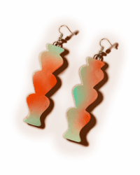 Image 2 of Aura Tall Vessel Dangle Earrings