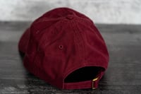 Image 2 of White MTN Hiking club hat - Maroon