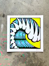 Crashing Down - 10"x10" Riso Print / Signed