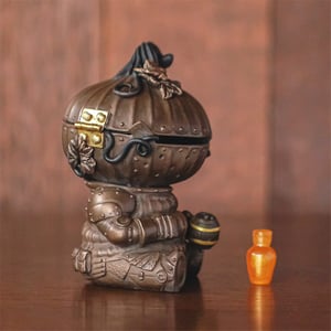 Image of Bronze Pumpkin Knight (Keepsake Box)