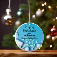 Image 2 of Personalized 'First Christmas in Our New Home' Ornament: Realtor Gift