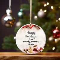 Image 3 of Personalized 'First Christmas in Our New Home' Ornament: Realtor Gift