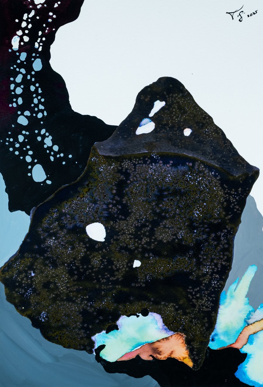 Image of Kinga Laura Dobolyi	| Petrograph, basalt