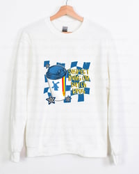 Image 1 of Suspect Runs on Dutch Bros Sweatshirt
