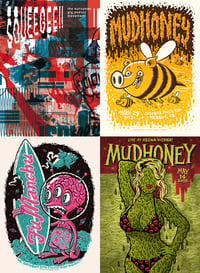Image 2 of SQUEEGEE!! The European Gig Poster Movement
