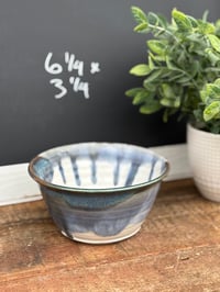Image 3 of Blue/White glaze bowl