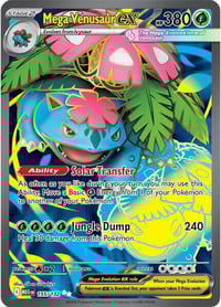 Mega Venusaur ex - 155/132 - ME01: Mega Evolution - Near Mint
