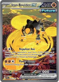Iron Boulder ex - 207/162 - SV05: Temporal Forces - Near Mint