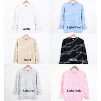 Image 2 of I Walk By Faith And Caffeine Iced Coffee Sweatshirt