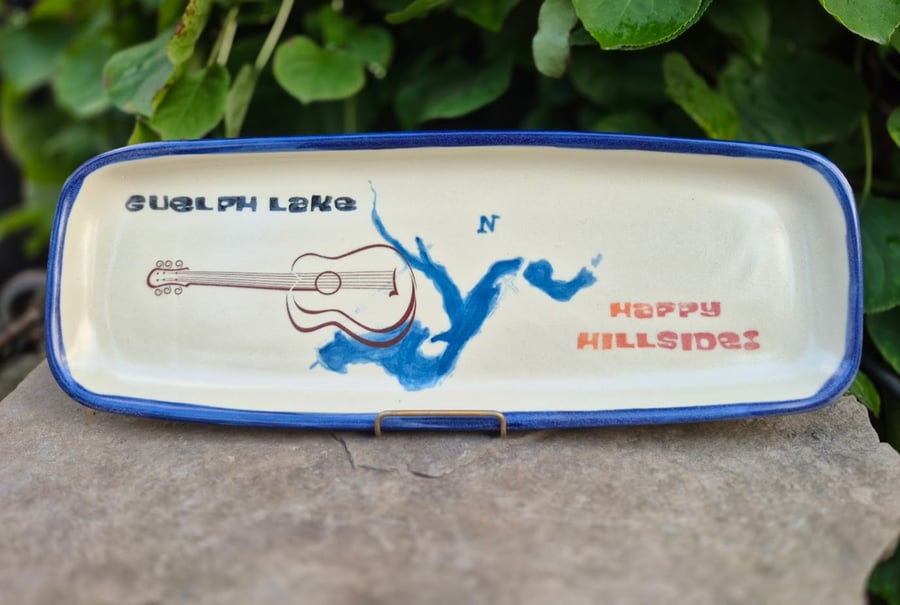 Image of Happy Hillside Medium Platter PICK UP ONLY