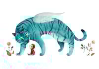 Blue tiger