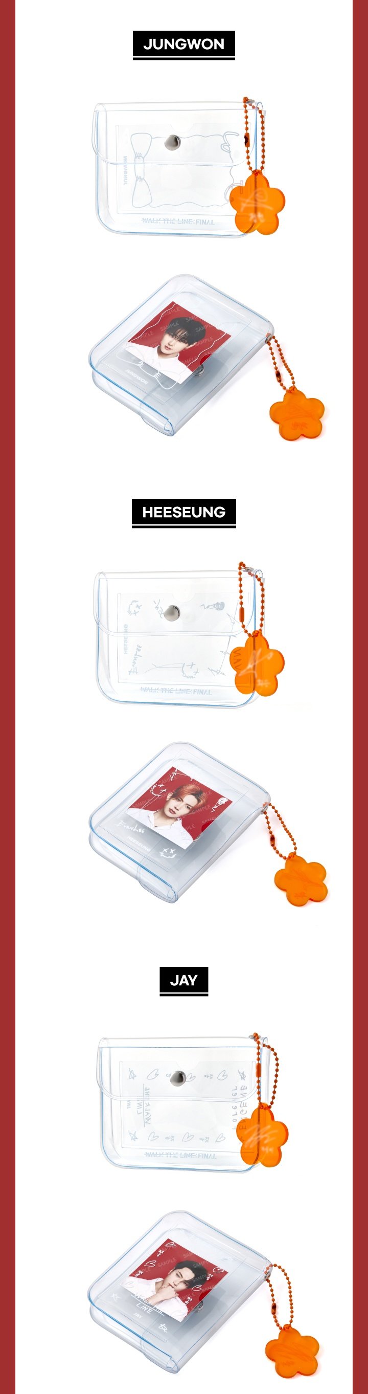Image of [PRE-ORDER] Enhypen Walk The Line : Final Confetti Pouch