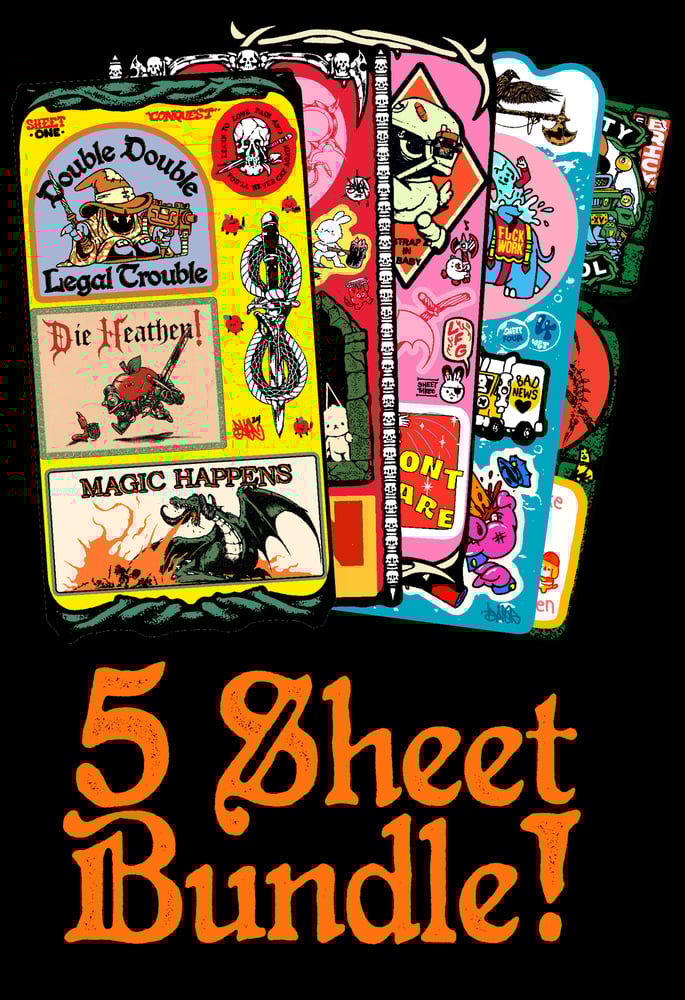Image of BUNDLE SHEETS 1 - 5