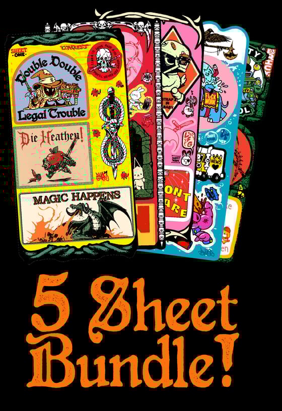 Image of BUNDLE SHEETS 1 - 5