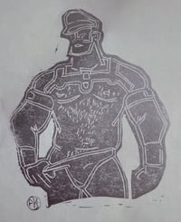 Image 2 of Francis - Original Block Print