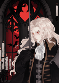 Alucard Castlevania Print (PREORDERS)