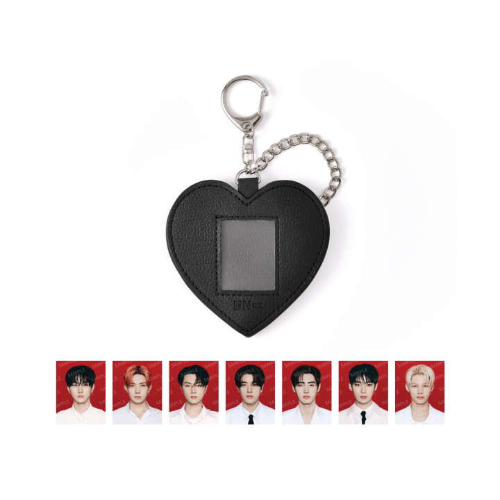 Image of [PRE-ORDER] Enhypen Walk The Line : Final Mini Photo Holder Leather Keyring